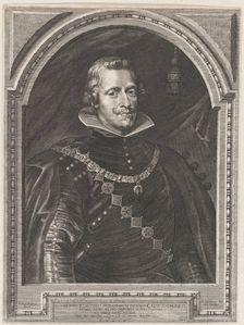 Portrait of Philip IV, 1630., 1630. Creator: Paulus Pontius