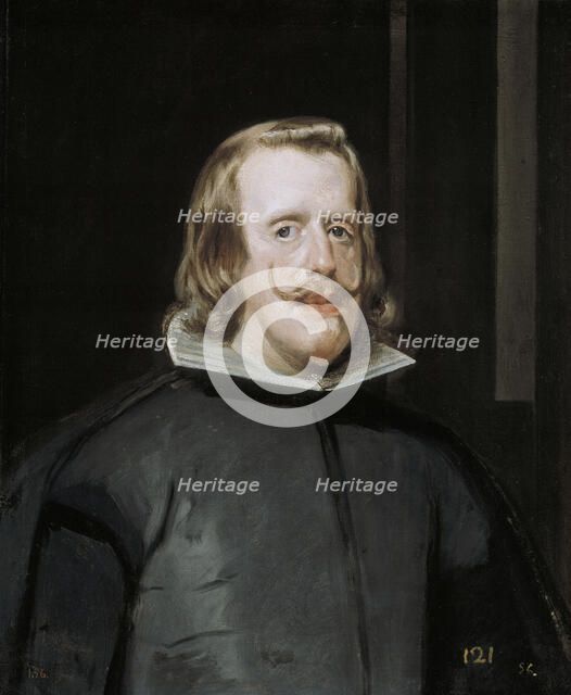 Portrait of Philip IV of Spain, c. 1653. Artist: Velàzquez, Diego (1599-1660)