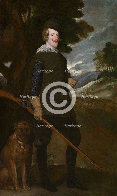 Portrait of Philip IV, c. 1632. Creator: Workshop of Diego Velázquez.