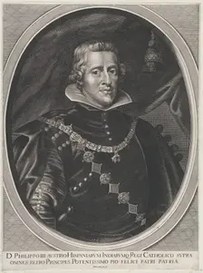 Portrait of Philip IV, ca. 1650-1700. Creator: Anon