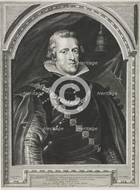 Portrait of Philip IV. Creator: Paulus Pontius (Flemish, 1603-1658).