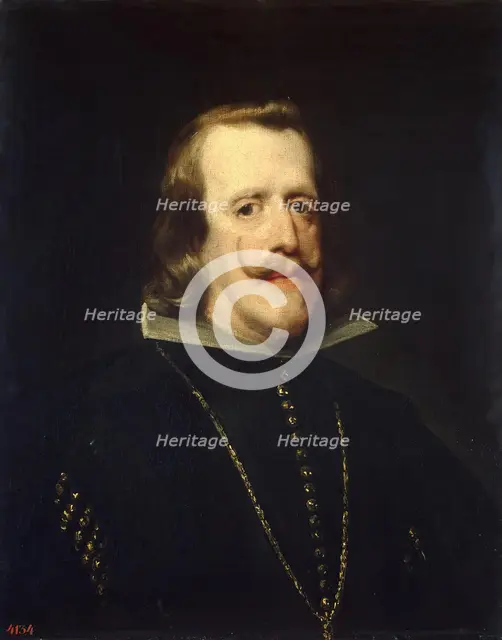 Portrait of Philip IV, King of Spain, 1658. Creator: Workshop of Diego Velázquez.