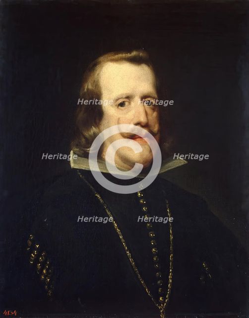 Portrait of Philip IV, King of Spain, 1658. Creator: Workshop of Diego Velázquez.