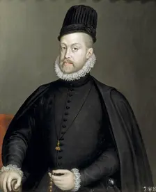 Portrait of Philip II (1527-1598), King of Spain and Portugal, 1565. Artist: Anguissola, Sofonisba (ca. 1532-1625)