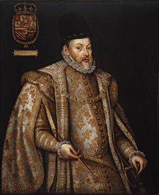 Portrait of Philip II (1527-1598), King of Spain and Portugal, Second half of the16th cen. Creator: Sánchez Coello, Alonso (1531-1588)