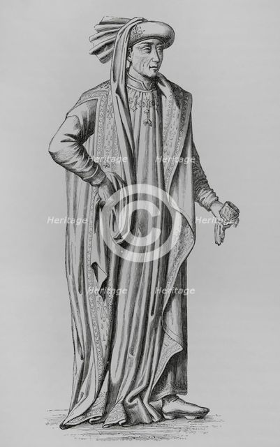 Portrait of Philip III the Good (1396-1467), Duke of Burgundy, 1878.  Creator: Unknown.