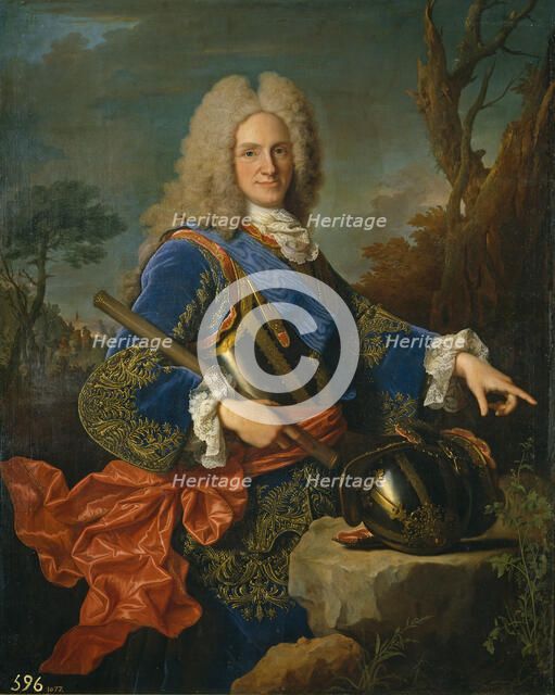 Portrait of Philip V (1683-1746), King of Spain, 1723. Artist: Ranc, Jean (1674-1735)