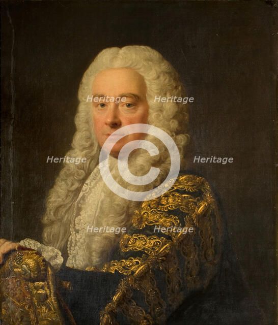 Portrait of Philip Yorke, 1st Earl of Hardwicke, 1750-64. Creator: Allan Ramsay.