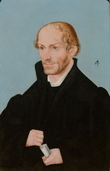 Portrait of Philipp Melanchton (1497-1560). Creator: Lucas Cranach the Elder
