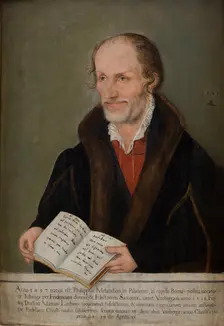 Portrait of Philipp Melanchthon (1497-1560), 16th century. Creator: Lucas Cranach the Younger
