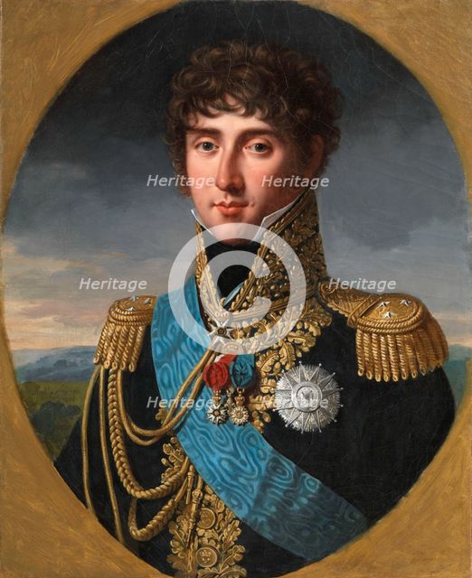 Portrait of Philippe Antoine d'Ornano, Comte de l'Empire (1784-1863) , 1814. Creator: Lefévre, Robert (1756-1830).
