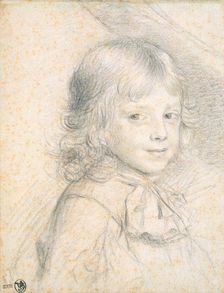Portrait of Philippe de Savoie as a Child, 1660s-1670s. Creator: La Mare-Richart, Florent de (ca. 1630-1718)
