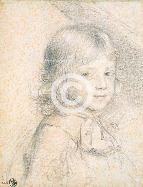 Portrait of Philippe de Savoie as a Child, 1660s-1670s.  Creator: La Mare-Richart, Florent de (ca. 1630-1718).
