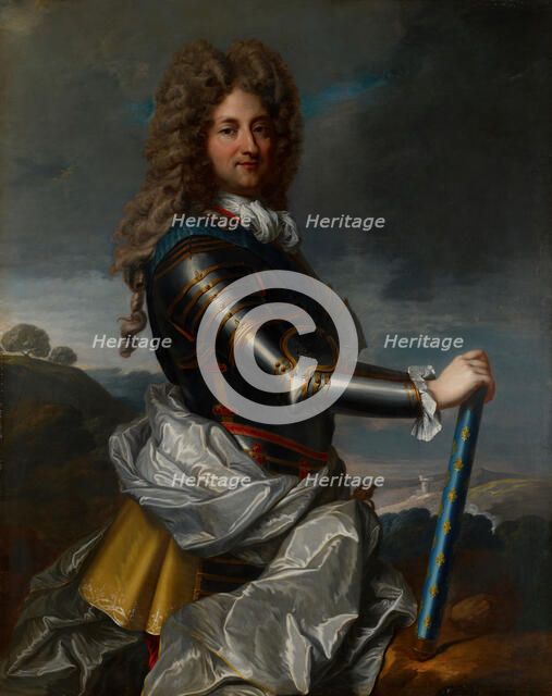 Portrait of Philippe Duc d'Orleans (1674-1723), 1710-1717. Creator: Jean-Baptiste Santerre.