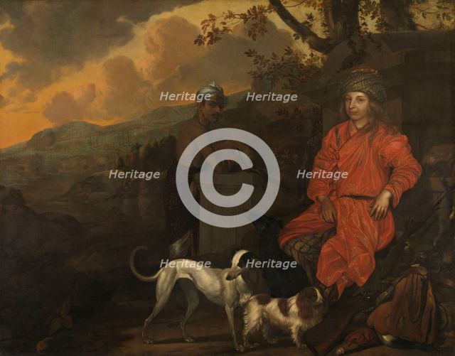 Portrait of Philippus Baldaeus and Gerrit Mossopotam, 1668. Creator: Johan De La Rocquette.