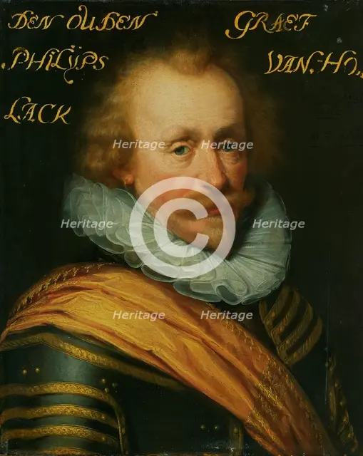 Portrait of Philips (1550-1606), Count of Hohenlohe zu Langenburg, c.1609-c.1633. Creator: Workshop of Jan Antonisz van Ravesteyn.