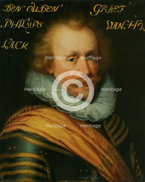 Portrait of Philips (1550-1606), Count of Hohenlohe zu Langenburg, c.1609-c.1633. Creator: Workshop of Jan Antonisz van Ravesteyn.