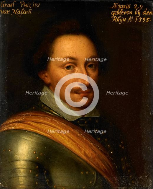Portrait of Philips (1566-95), Count of Nassau, c.1609-c.1633. Creator: Anon.