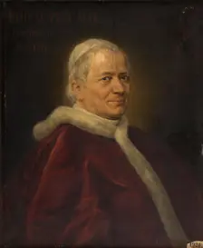 Portrait of Pius IX, 1872. Creator: Minna B Stein
