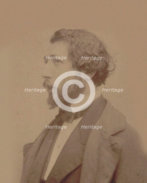 Portrait of pianist and composer Charles Wehle (1825-1883) , ca 1865. Creator: Anonymous.
