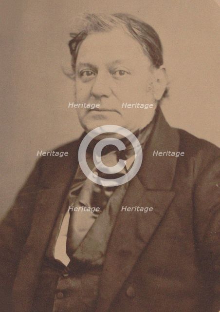 Portrait of pianist and composer Amédée Méreaux (1802-1874). Creator: Bertsch, Auguste Adolphe (1813-1871).