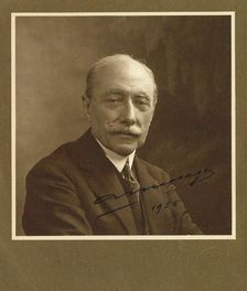 Portrait of pianist and composer André Messager (1853-1929), 1925. Creator: Anonymous