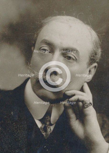 Portrait of pianist and composer André Messager (1853-1929). Creator: Manuel, Henri (1874-1947).