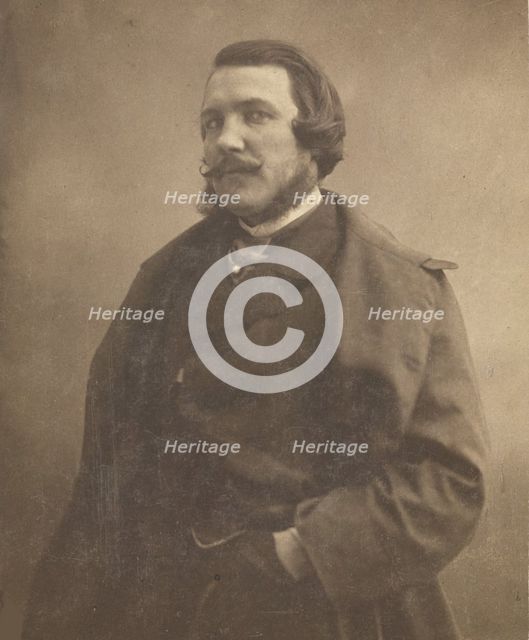 Portrait of pianist and composer Alfred Quidant (1815-1893), 1855-1859. Creator: Nadar, Gaspard-Félix (1820-1910).