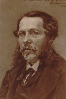 Portrait of pianist and composer Alfred Quidant (1815-1893), 1872. Creator: Meissonier, Ernest Jean Louis (1815-1891)