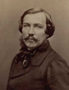 Portrait of pianist and composer Alfred Quidant (1815-1893), c. 1870. Creator: Photo studio Nadar