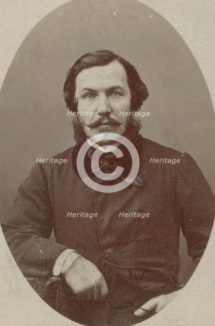 Portrait of pianist and composer Alfred Quidant (1815-1893). Creator: Photo studio Nadar.