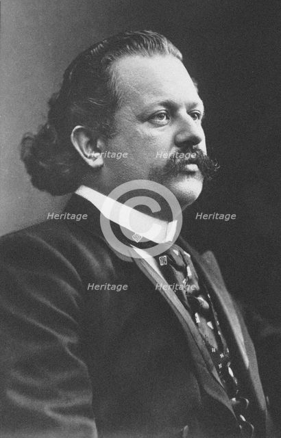 Portrait of pianist and composer Alfred Reisenauer (1863-1907). Creator: Anonymous.