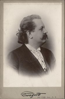 Portrait of pianist and composer Alfred Reisenauer (1863-1907). Creator: Photo studio Gessford, NY