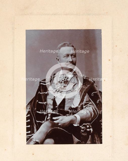 Portrait of pianist and composer Géza Zichy (1849-1924), 1900s. Creator: Anonymous.