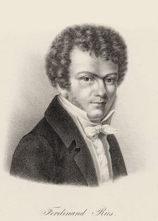 Portrait of pianist and composer Ferdinand Ries (1784-1838), c. 1830. Creator: Anonymous