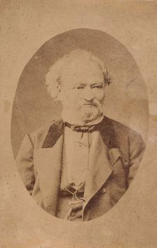 Portrait of pianist and composer Ferenc Erkel (1810-1893), c. 1875. Creator: Anonymous