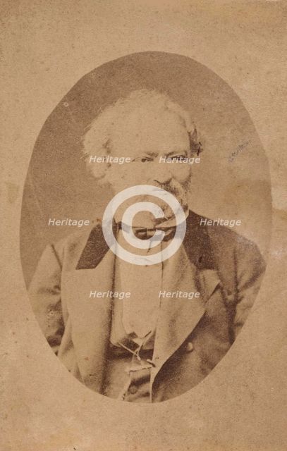 Portrait of pianist and composer Ferenc Erkel (1810-1893), c. 1875. Creator: Anonymous.