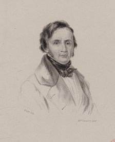 Portrait of pianist and composer Joseph Bernard Woets (1783-1878) , c. 1830. Creator: Demarcy, Antoinette-Louise (1788-1859)