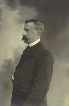 Portrait of pianist and composer Moritz Moszkowski (1854-1925), c. 1900. Creator: Anonymous