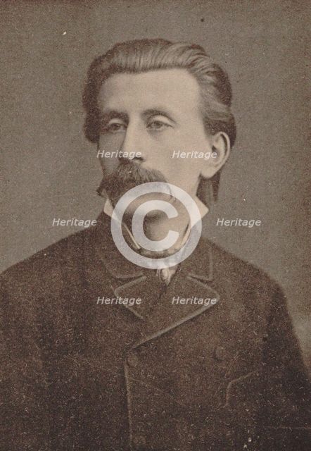 Portrait of pianist and composer Moritz Moszkowski (1854-1925), ca. 1886-1890. Creator: Anonymous.