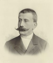 Portrait of pianist and composer Moritz Moszkowski (1854-1925). Creator: Anonymous