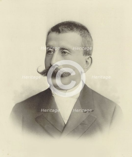 Portrait of pianist and composer Moritz Moszkowski (1854-1925). Creator: Anonymous.