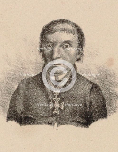 Portrait of pianist and composer Maximilian Stadler (1748-1833) , 1830. Creator: Anonymous.