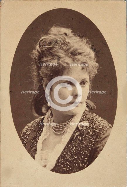 Portrait of pianist and composer Sophie Menter (1846-1918) , 1893. Creator: Mieczkowski, Jan (1830-1889).