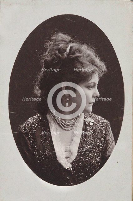 Portrait of pianist and composer Sophie Menter (1846-1918) , 1893. Creator: Mieczkowski, Jan (1830-1889).