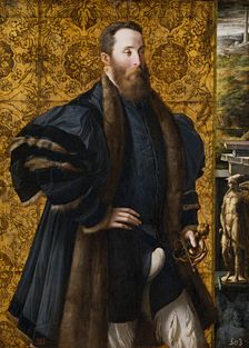 Portrait of Pier Maria Rossi di San Secondo, 1535-1538. Creator: Parmigianino