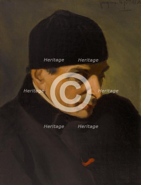 Portrait of Pierre Foucher, 1836. Creator: Auguste de Chatillon.