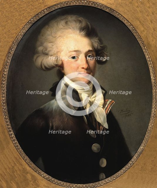 Portrait of Pierre-François-Jean du Cluzel, marquis de Montpipeau (1734-1783), 1786. Creator: Danloux, Henri-Pierre (1753-1809).
