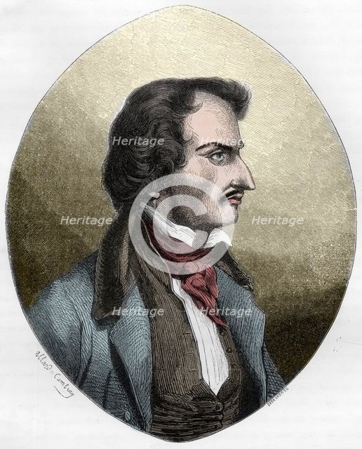 Portrait of Pierre-François Lacenaire. Creator: Allard-Cambray, Célestin (1869-1910).