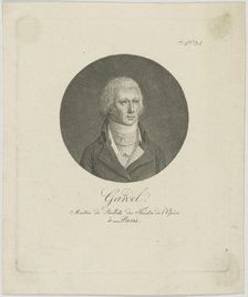 Portrait of Pierre-Gabriel Gardel (1758-1840), c. 1787. Creator: Anonymous